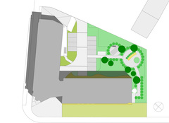 Techniker Krankenkasse_Hauptniederlassung Süd München_Lageplan Tröger Architekten München 2/8